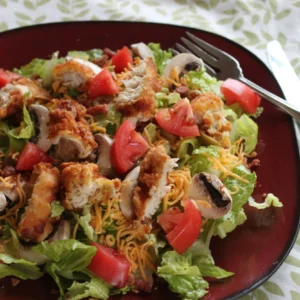 Fried Chicken Tender Salad